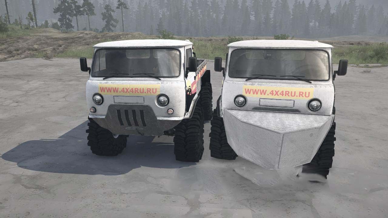 Spintires:Mudrunner - Uaz-3303 Offroad / Boat V04.02.20