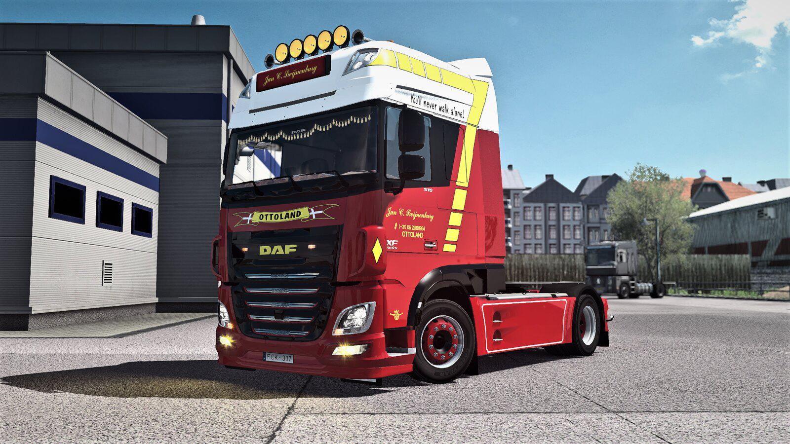 ETS2 - Daf XF Euro 6 Jan C. Swijnenburg Skin V1.0 (1.35.X)