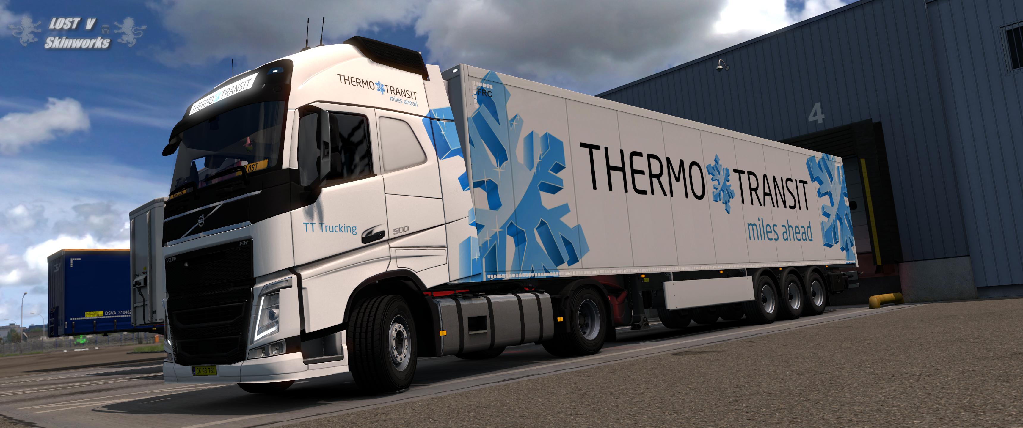 ETS2 - Volvo FH Thermo Trans Combo Skin V1.0.1 (1.37.x)