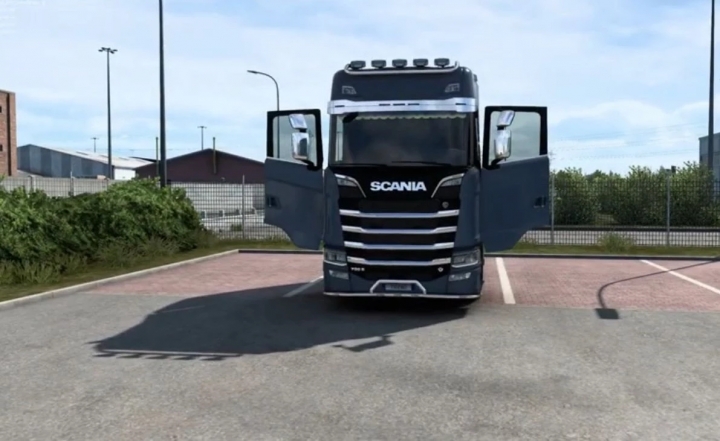 ETS2 - First Mod That Opens and Closes The Scania Trucks Doors (1.40.x)