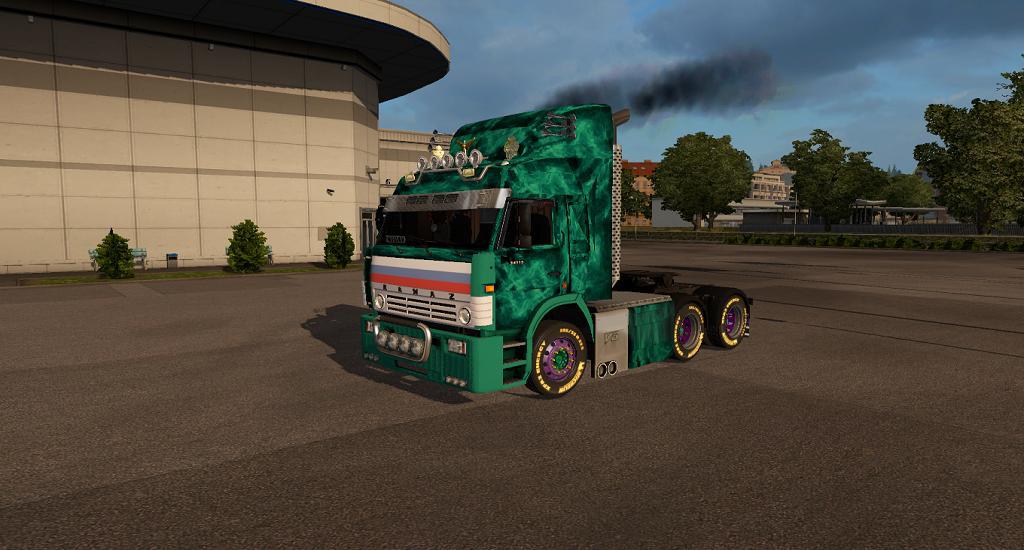 ETS2 - Kamaz 54115 Turbo V8 (1.37.x)