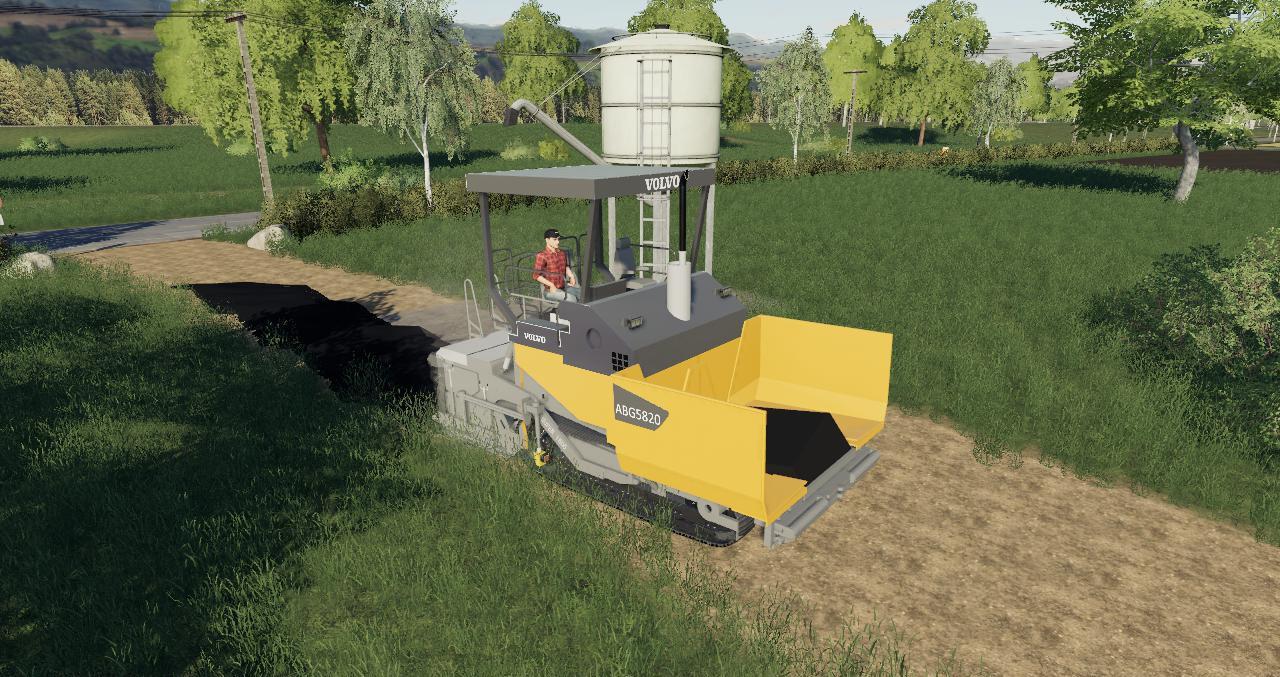 FS19 - Volvo Abg5820 Asphalt Paver V1.0