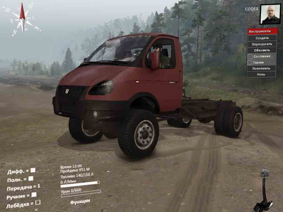 Spintires - Something 10 – Valdai Gas 4×4 Mod