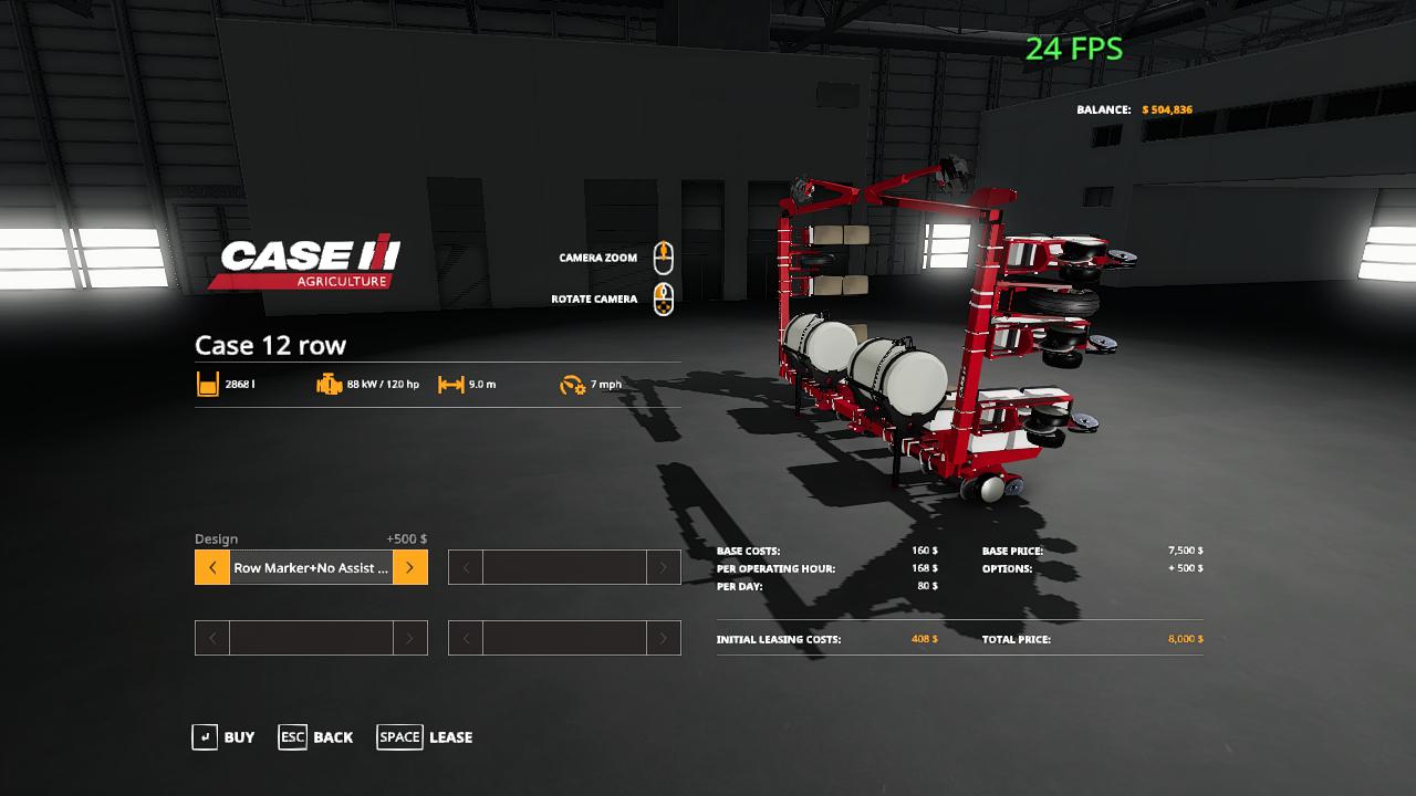 FS19 - Case 12 Row Planter V1.0