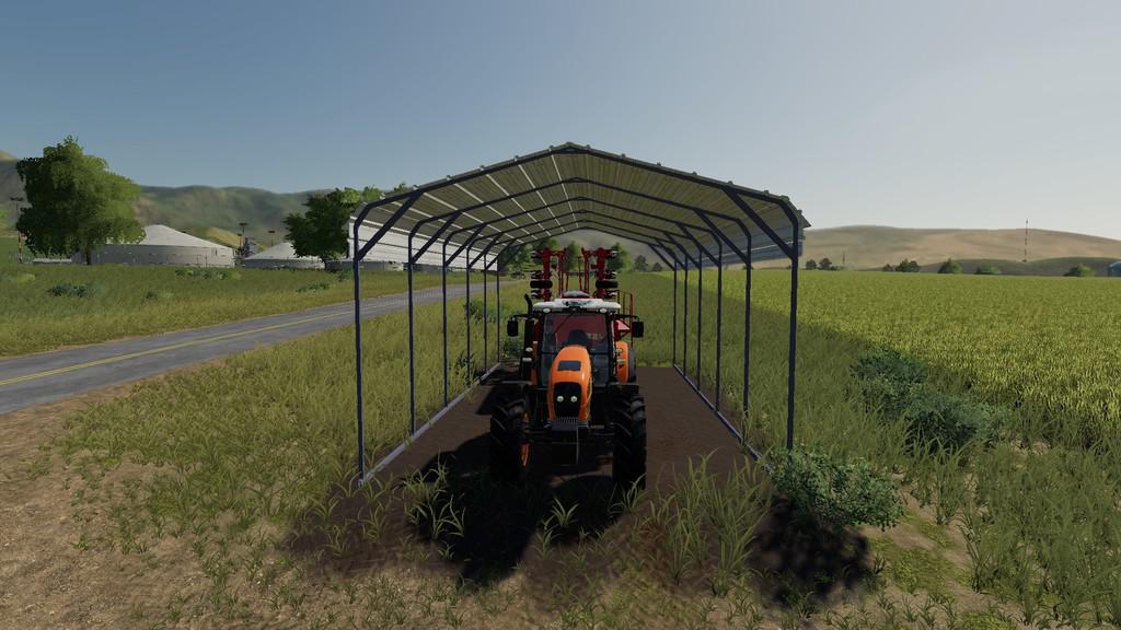 FS19 - Homemade Vehicle Shelter V1.0