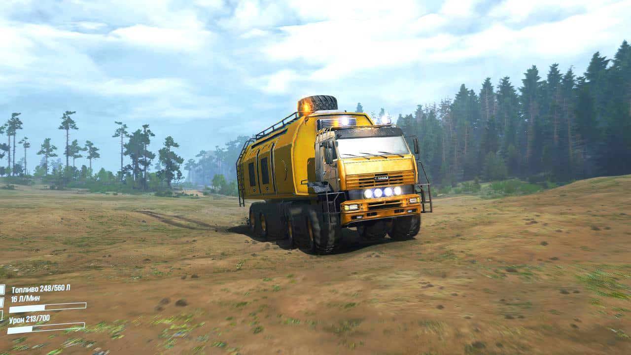 Spintires:Mudrunner - Kamaz Polar Forwarder – Envelope V1.2