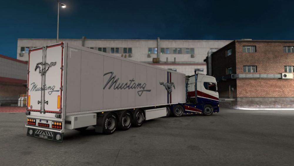 ETS2 - Mustang Skin for Owned Trailers (1.38.x)