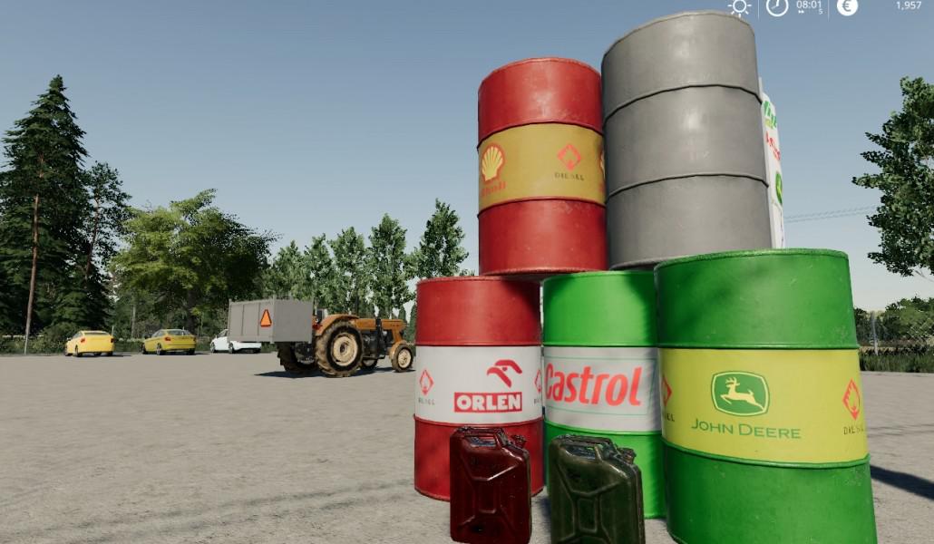 FS19 - Diesel Barrel Mod PL V1.0