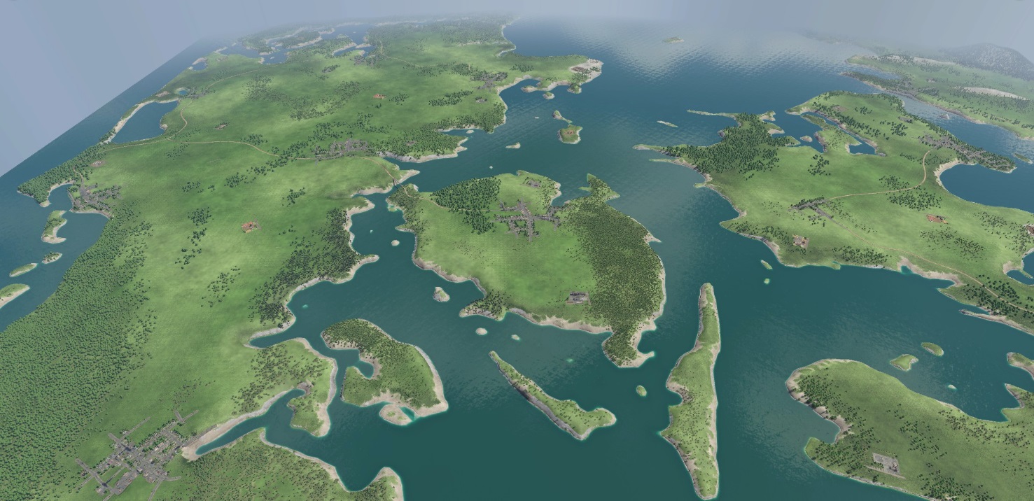 Transport Fever 2 - Ostsee Map (Baltic Sea)