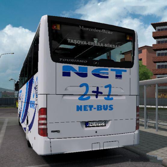 ETS2 - Mercedes-Benz Tourismo 16 RHD Net Turizm SkinPack (1.39.x)
