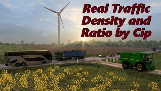 ETS2 - Real Traffic Density and Ratio (1.36.x)