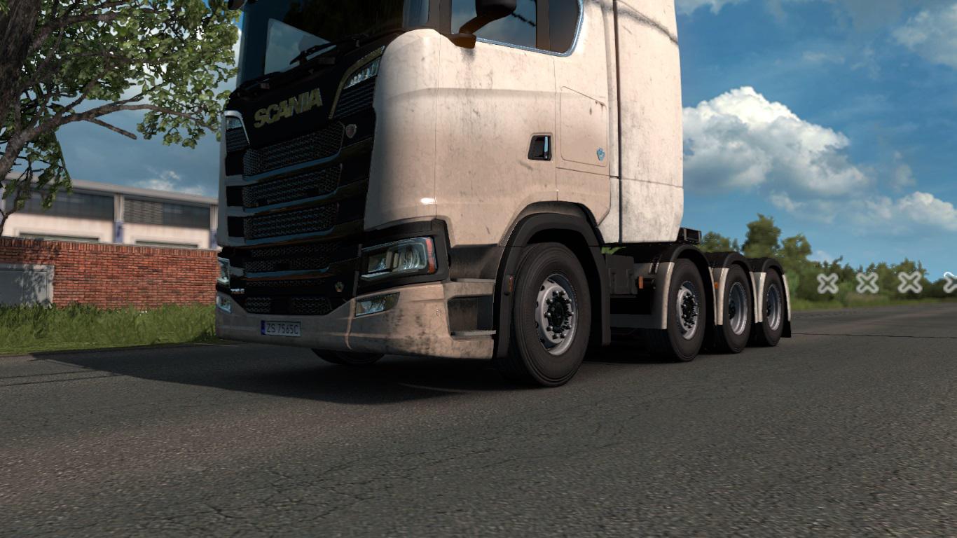 ETS2 - Scania Dirty Skin V1.0 (1.37.x)