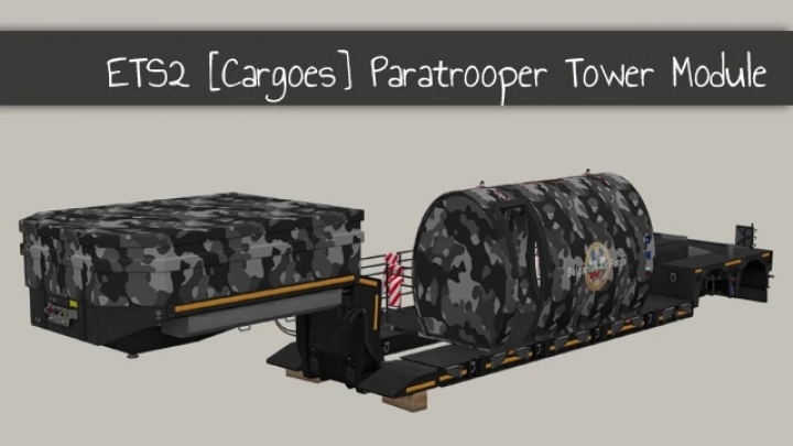 ETS2 - Paratrooper Training Tower Module V1.0 (1.41.x)