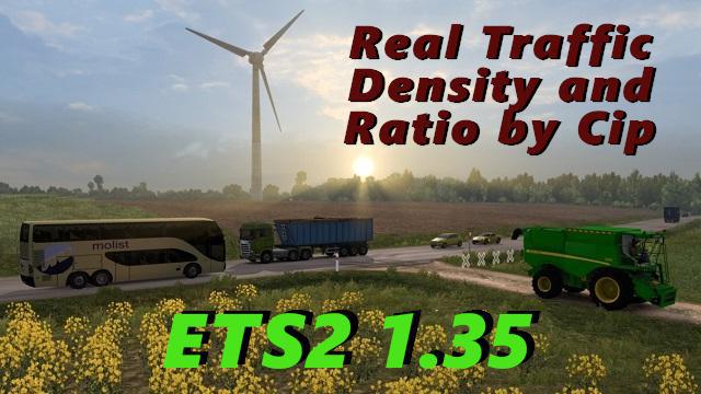 ETS2 - Real Traffic Density and Ratio 1.36.b