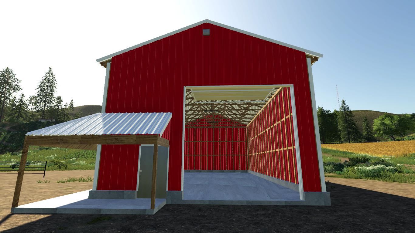 Fs19 30 X 60 Work Shop Shed V1 Farming Simulator 19 Modsclub