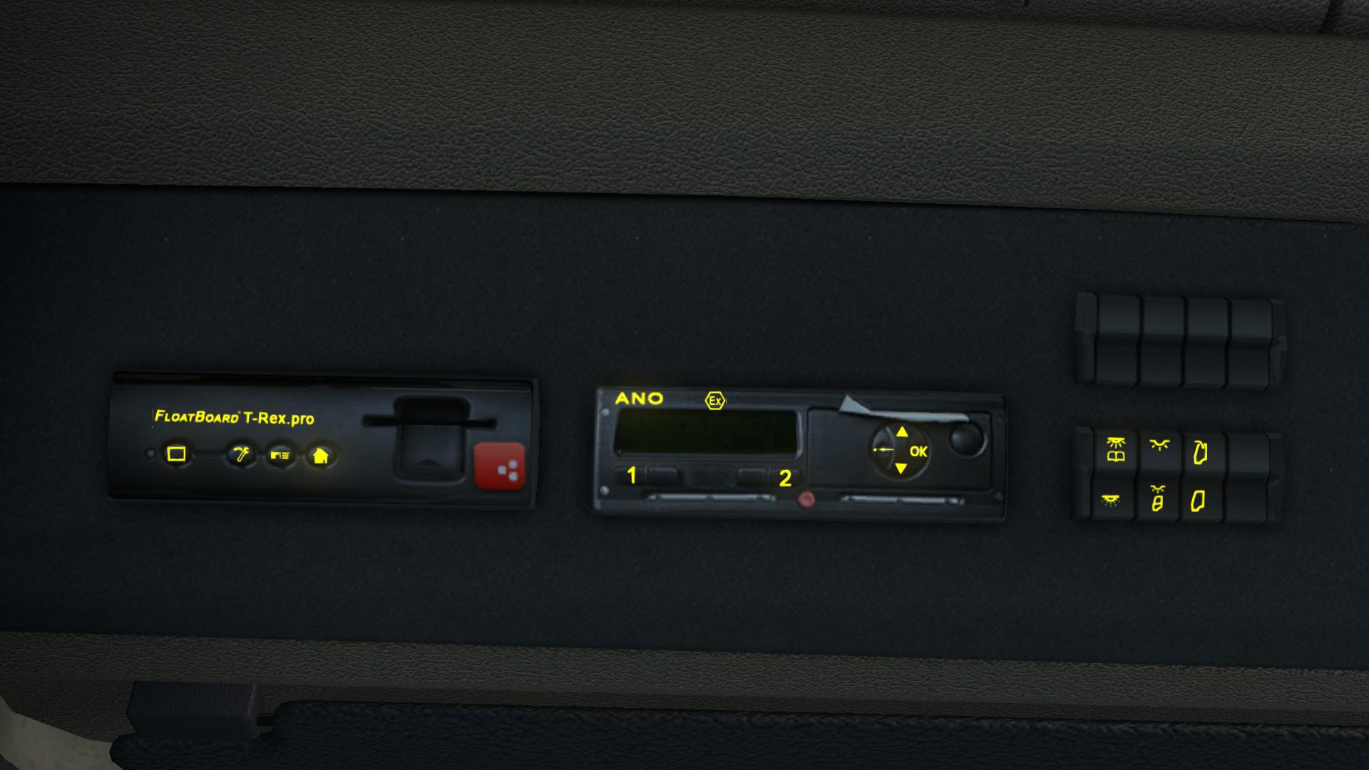 ETS2 Mercedes Actros MP4 Colored Dashboard (1.35.x