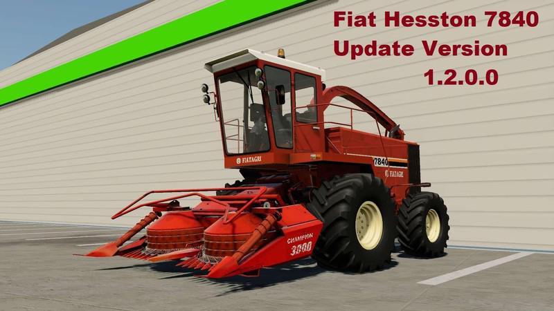 FS19 - Fiatagri Hesston 7840 Harvester V1.2