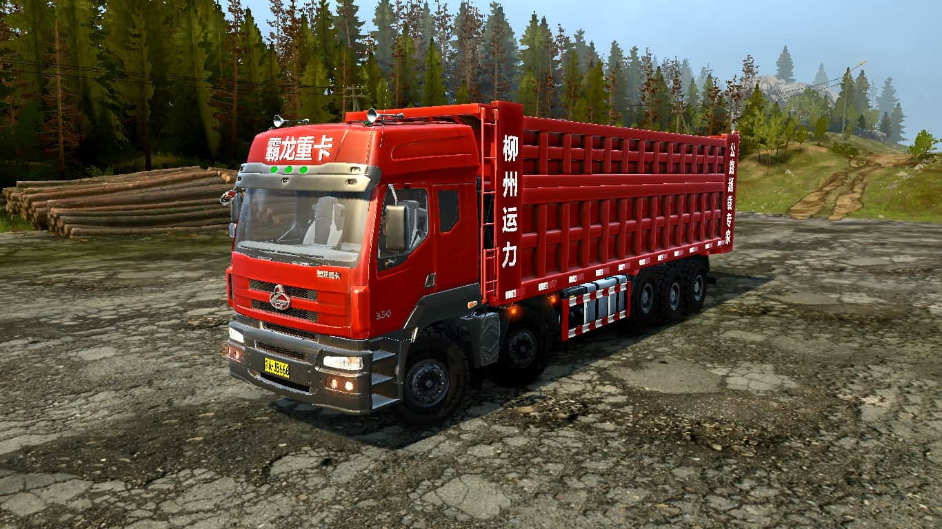 Spintires:Mudrunner - Dongfeng Balong-350 (6X12) Truck v1.0