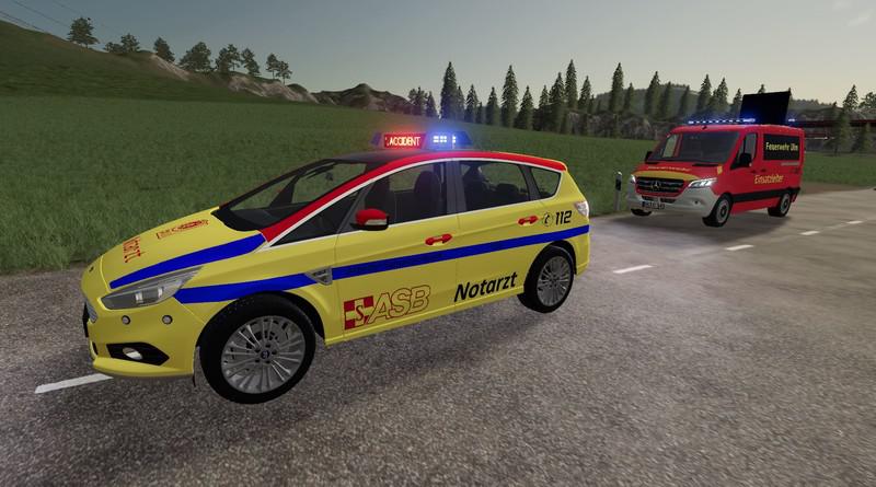 FS19 - Ford S Max Notartzt NEF ASB V1.0