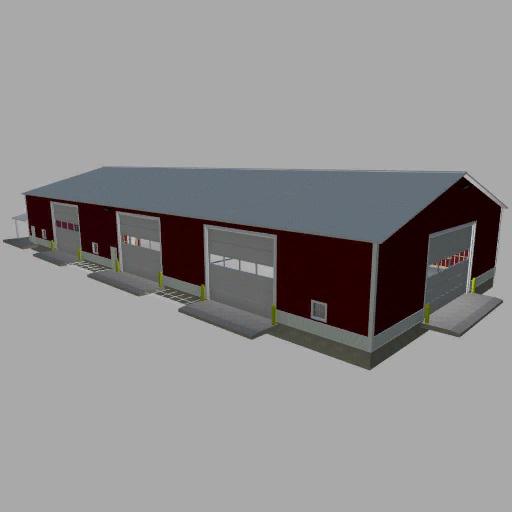 FS19 - 72x160 Workshop Shed V1.0