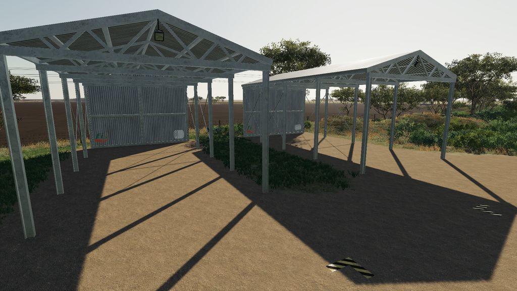 FS19 - Cotton Storage Sheds V1.0