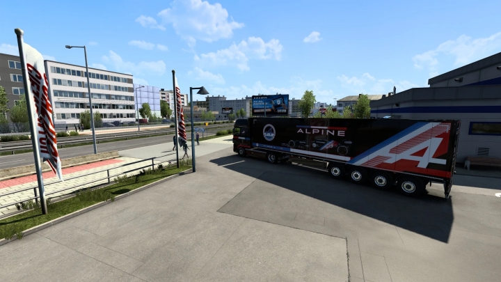 ETS2 - Alpine F1 Combo Skin V1.0 (1.40.x)