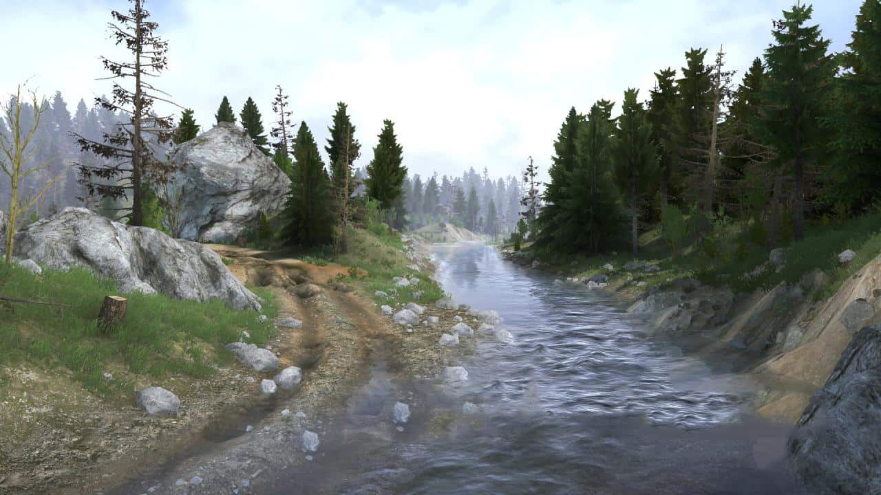 Spintires:Mudrunner - Freedom Land # 1 Map V1.1