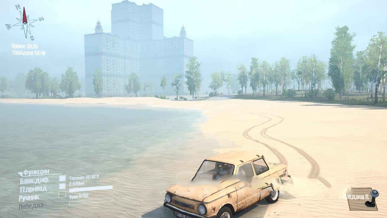 Spintires:Mudrunner - Np14 – Resort Town Map V02