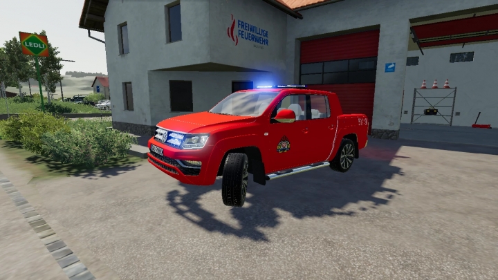 FS19 - Volkswagen Amarok Wersja Czerwona V3.0