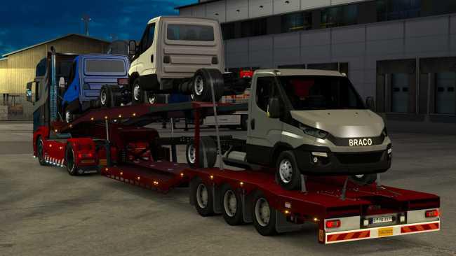 ETS2 - Purchasable Car Transporter Trailer V1.0 (1.36.x)