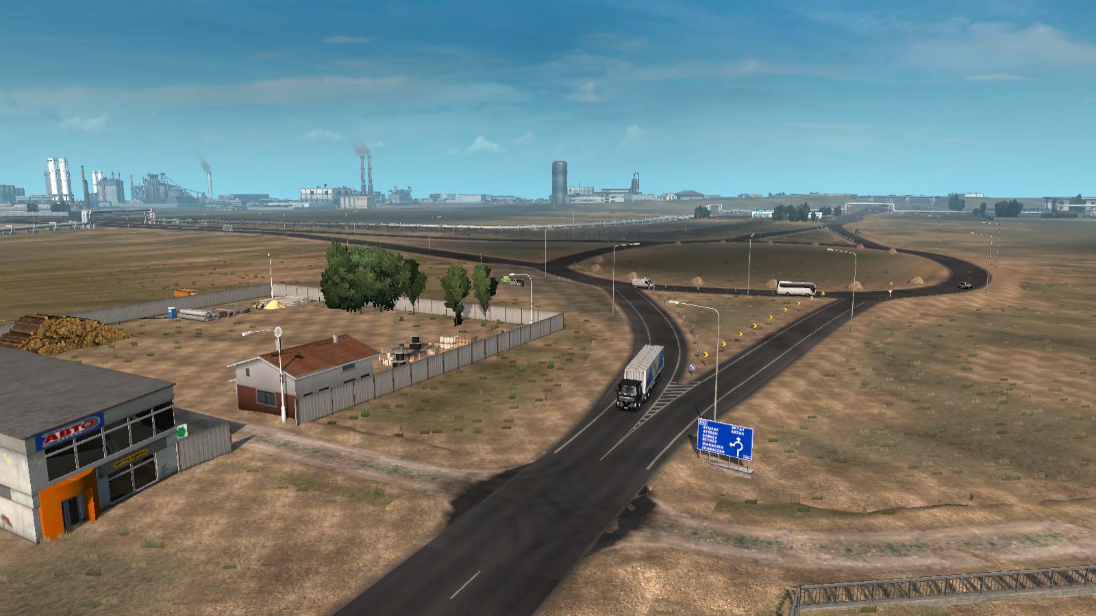 Ets 2 карта казахстана