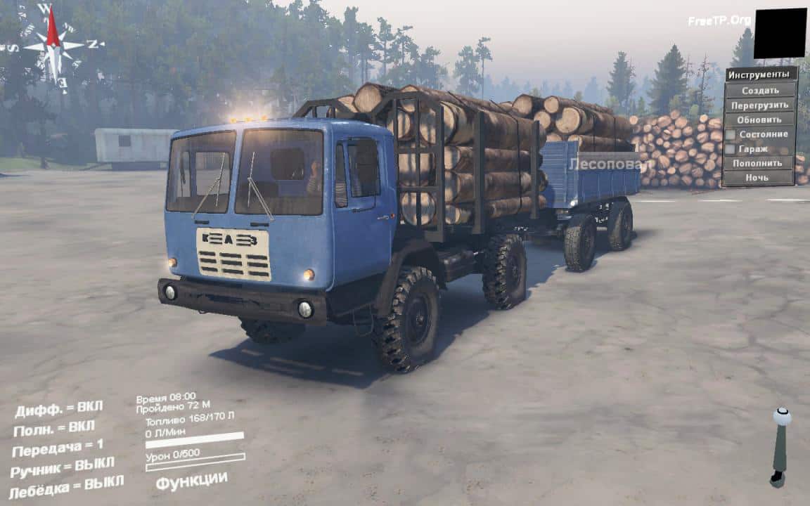 Spintires - Kaz 4540 Colchis V1.0