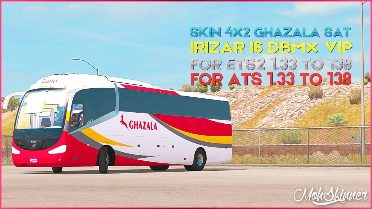 ETS2 - Irizar i6 - Ghazala SAT Skin V0.2 (1.38.x)