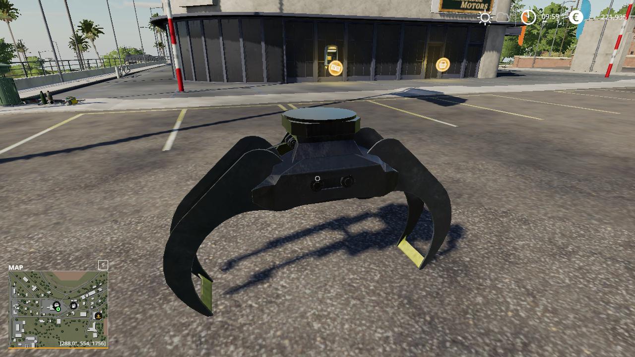 FS19 - Small Arm Fixed Clam V1.0