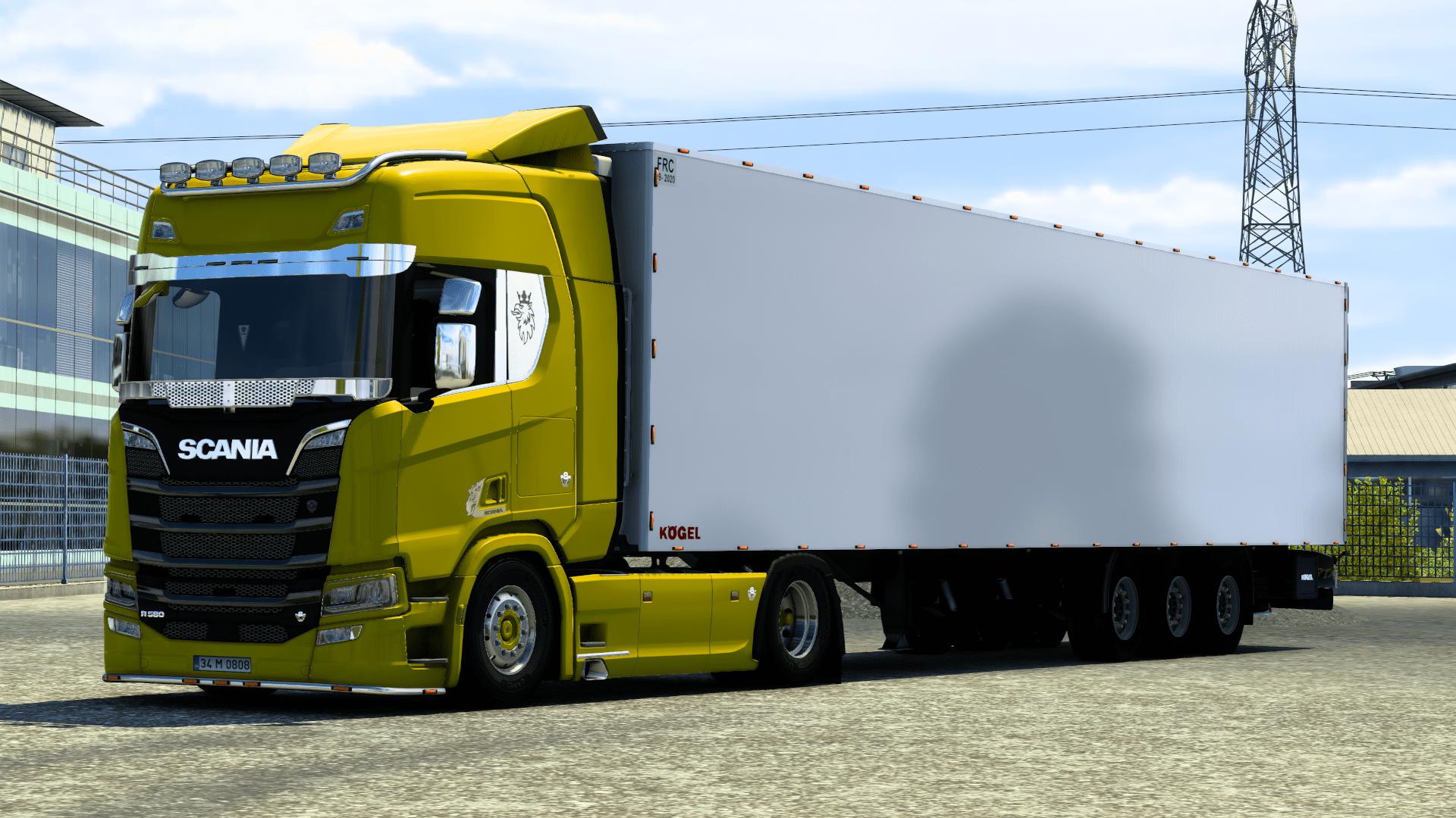 ETS2 - Custom Kogel Trailer V2.0 (1.40.x) | Euro Truck Simulator 2 ...