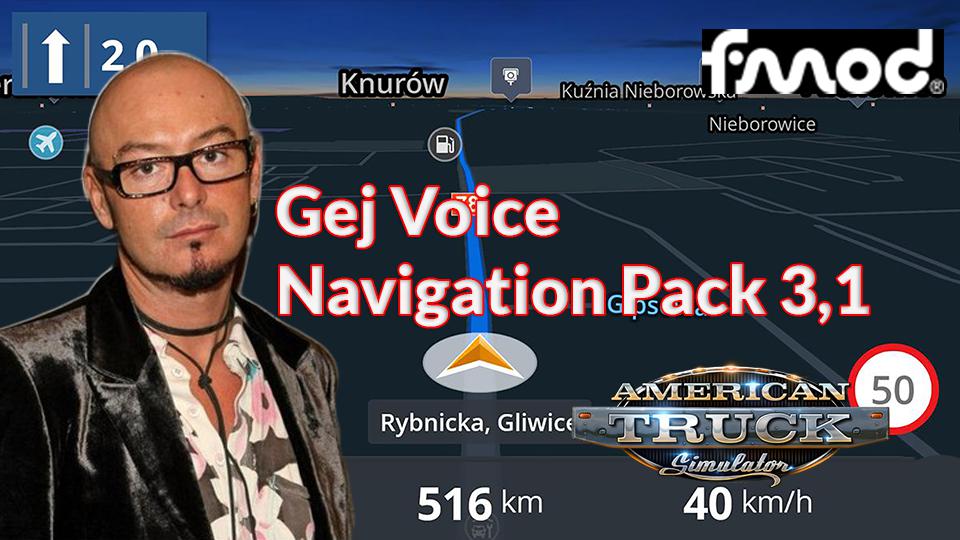 Gej Voice Navigation Pack V3.1 (1.40.x)