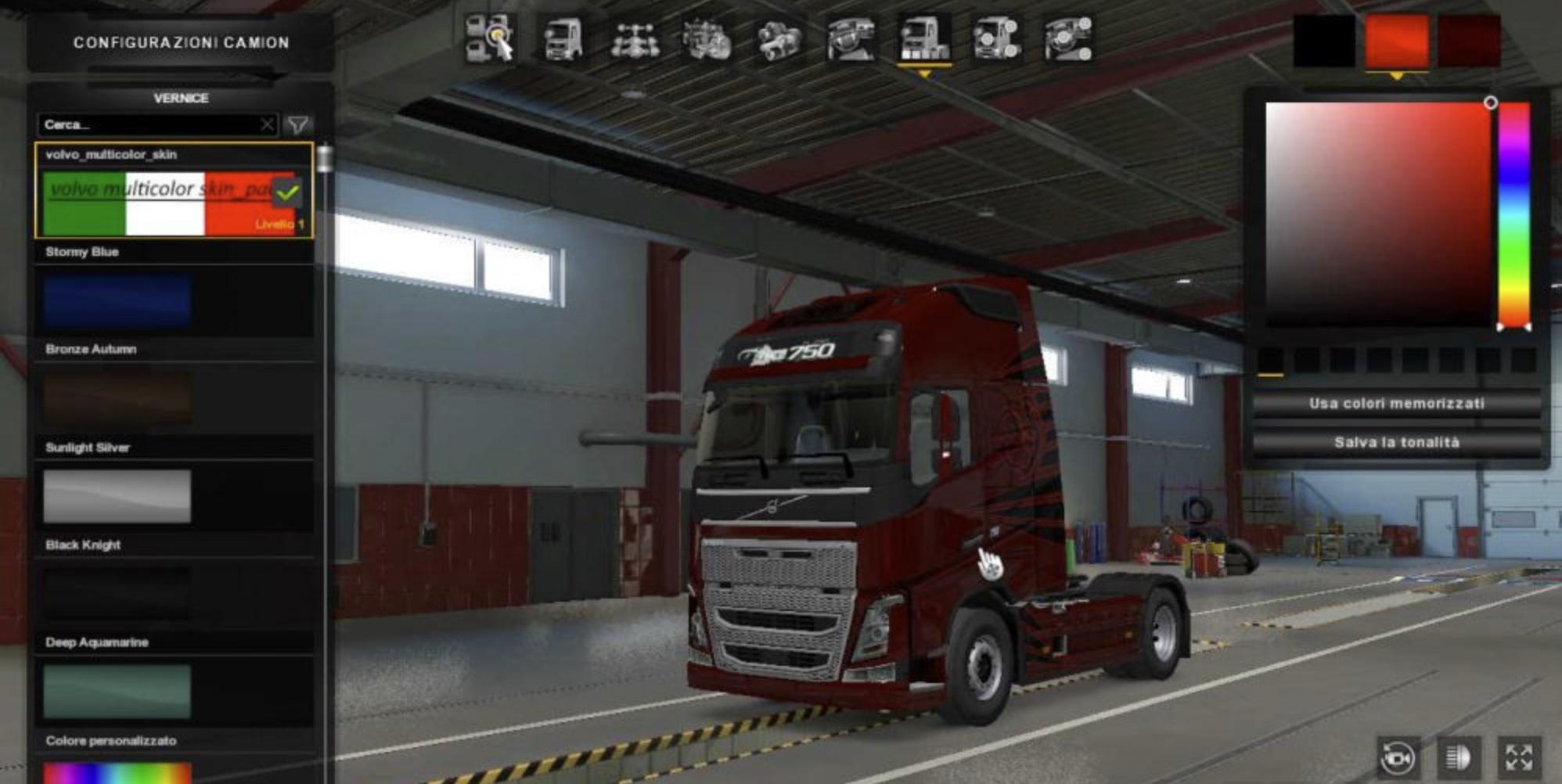 ETS2 - Volvo Multicolor Skin Pack (1.37.x)