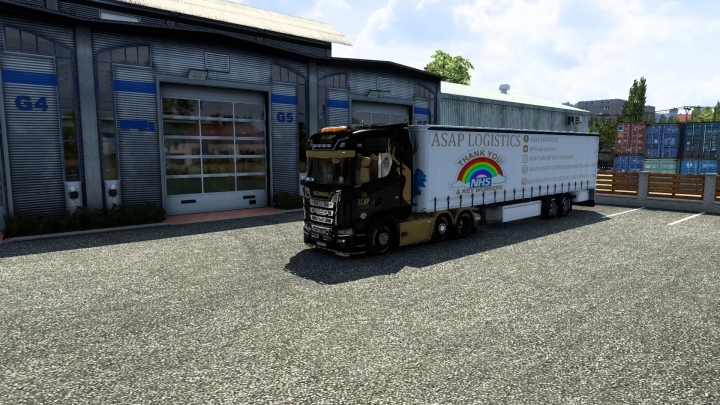 ETS2 - Asap Logistics SCS Trailer Skin Pack V1.0 (1.40.x)