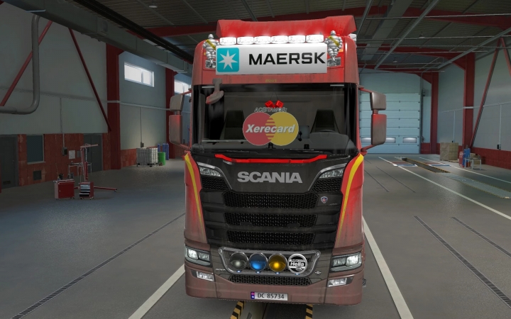 ETS2 - Sticker Glass for All Trucks Xerecard (1.40.x)