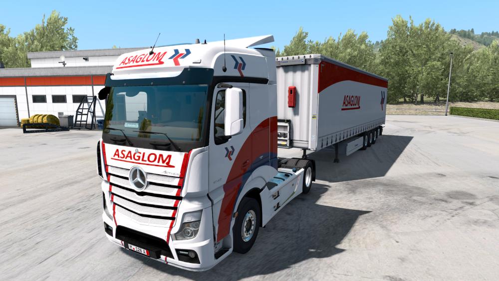 ETS2 - Mercdes Actros MP4 Sound Updated (1.36.x)