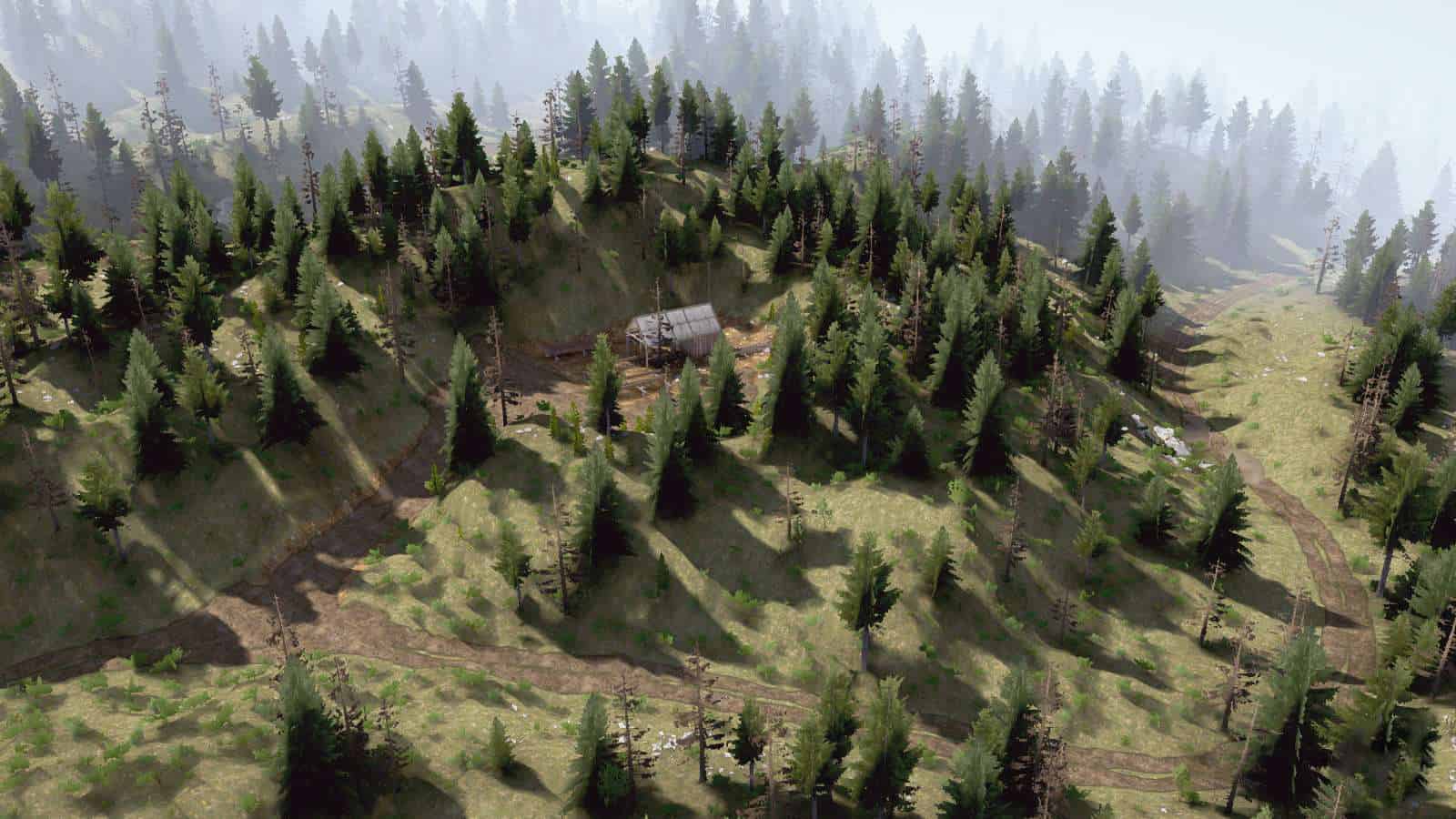 Spintires:Mudrunner - Mountain Creeks Map