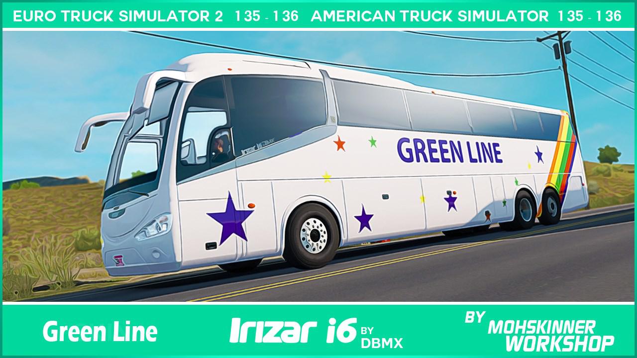 ETS2 - Irizar i6 Green Line Skin (1.36.x)