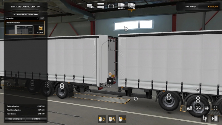 ETS2 - WindDeflector Extension V1.0 (1.40.x)