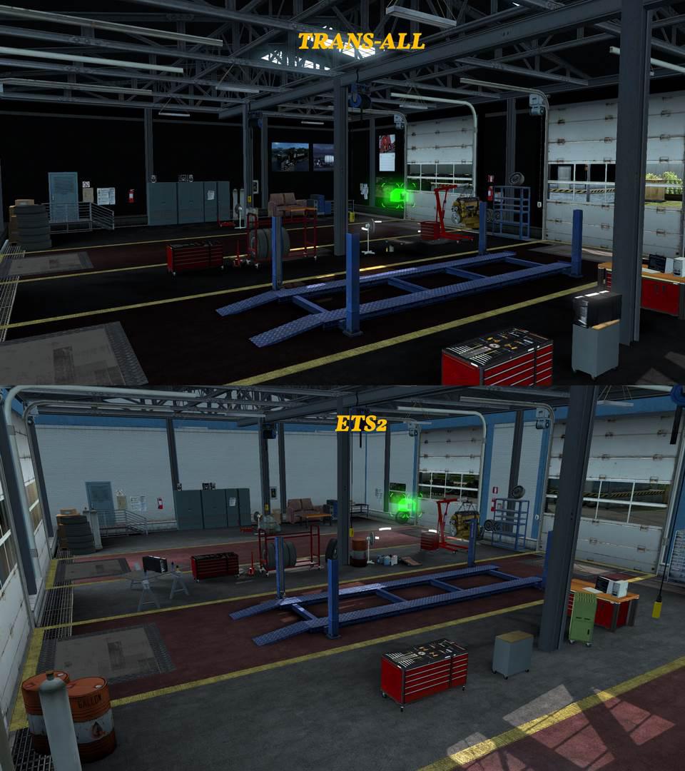 ETS2 - Trans-All Garage Small V1.0 (1.36.x) | Euro Truck Simulator 2