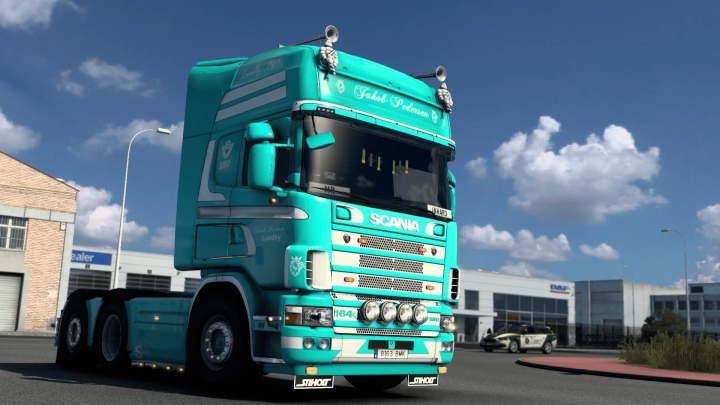 ETS2 - Scania R4 Jacob Pedersen Skin V1.0 (1.40.x)