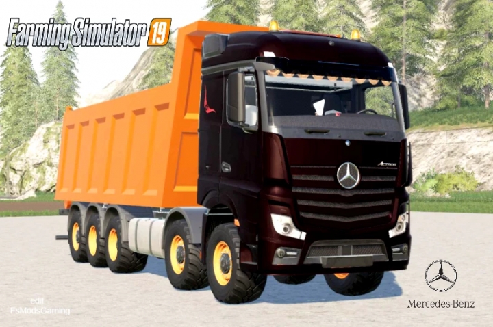 FS19 - Mercedes-Benz Actros (MP4) 10x10 Tipper V1.0