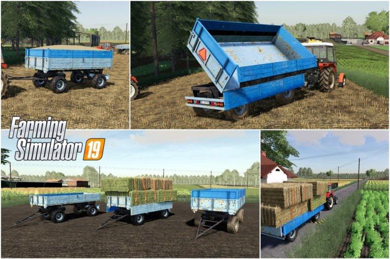 FS19 - BSS 8T Blue Trailer V1.0