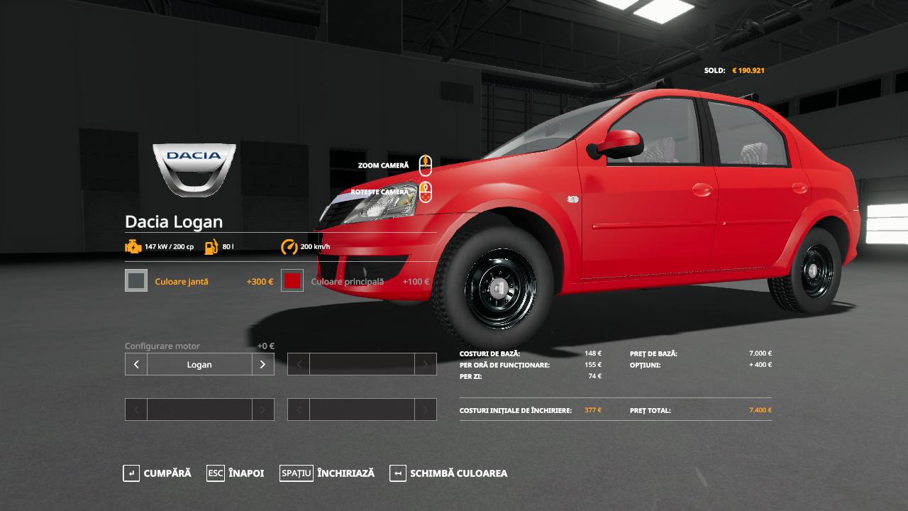 FS19 - Dacia Logan V1.1