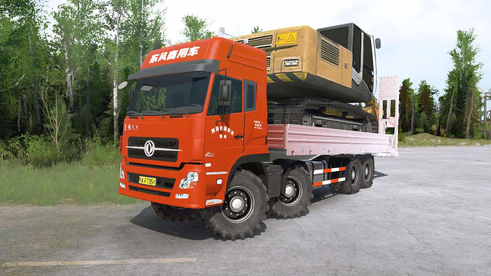 Spintires:Mudrunner - Dongfeng DFL 1311A3 Truck