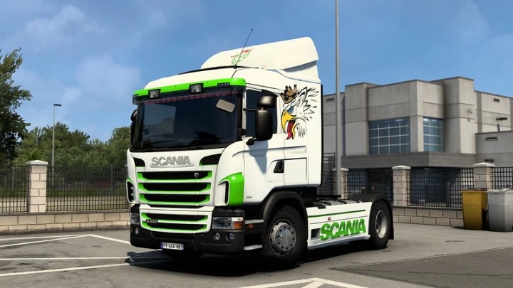 ETS2 - Paintable Griffin for Scania V2.0 (1.41.x)